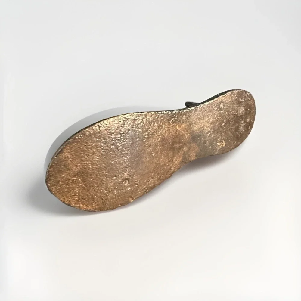 Antique Cast‎ Iron CC Cobbler Shoe Form Mold Size Child 4